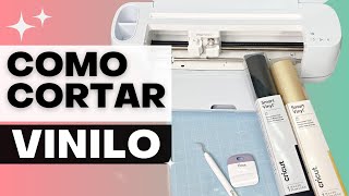 COMO CORTAR Y APLICAR VINILO DE CRICUT PARA PRINCIPIANTES  CRICUT MAKER 3 [upl. by Elleina365]