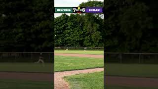 Hudson Catches High Fly Ball To End Inning [upl. by Rosemarie940]