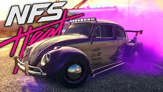 NFS Heat  VW Beetle Custom amp Test  UNE CUSTOM INCROYABLE  381 Kmh [upl. by Elyrad713]