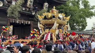 2024 魚吹八幡神社秋季例祭 昼宮3 大門前 [upl. by Yspyg704]