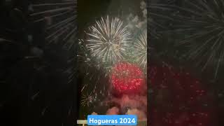 Hogueras de Alicante 2024  Fuegos artificiales [upl. by Seiuqram]