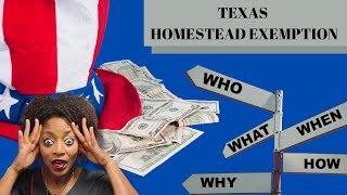 Texas Homestead Exemption  Homestead Exemptions in Houston Houston REALTOR [upl. by Nagirrek]