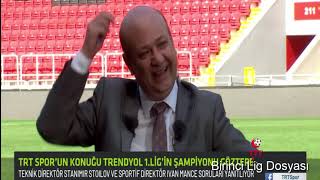 2023 2024 ŞAMPİYON GÖZTEPENİN HOCASI STANIMIR STOILOV HEDEF SUPER LİG PROGRAMI [upl. by Anatole]