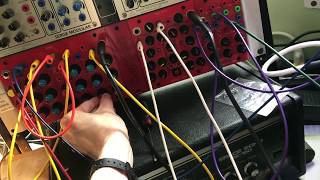 Studio experiments 62319 w Buchla amp BugBrand DRM1DRM2 [upl. by Ancel]