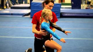 Back Handsprings for Beginner Gymnasts  Beginning Gymnastics [upl. by Alana]