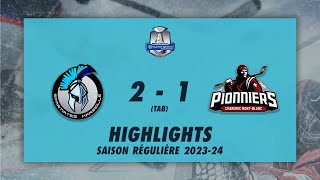 Spartiates de Marseille 21 TAB Pionniers de Chamonix  Highlights  Synerglace Ligue Magnus 2324 [upl. by Asemaj936]