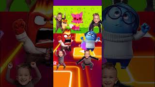 Pink Fong Exe VS Inside Out 2VS Coffin Dance Tiles Hop viral song trending shorts [upl. by Jaddan]