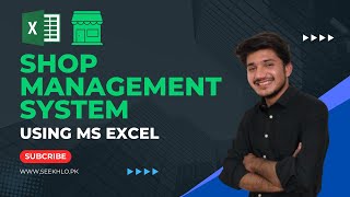 Store Management System Using MS Excel  by SeekhloPK [upl. by Einnaej589]