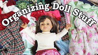 HOW I ORGANIZE MY DOLL CLOTHES As an American Girl Doll Collector [upl. by Taft]