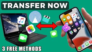 3 Easy Ways to Transfer Files Between iPhone and PC  No Cable [upl. by Nodnelg423]