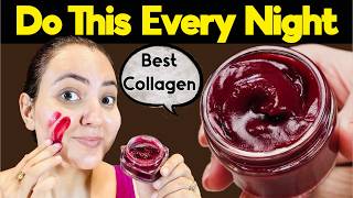 DIY COLLAGEN FACE CREAM For Spots काले धब्बे झाइयां Pigmentation amp Wrinkles  चमकदार Glowing Skin💕 [upl. by Francisca327]