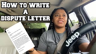 HOW TO WRITE A DISPUTE LETTER  TIPS ‼️  CREDIT REPAIR  LifeWithMC [upl. by Airemat]