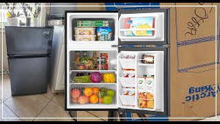 Review Arctic King 32 Mini Fridge Compact Refrigerator with Freezer [upl. by Aneelad]