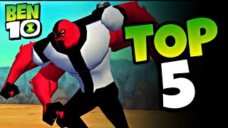 Top 5 Ben 10 Games In Phone 2024 [upl. by Nanaek]