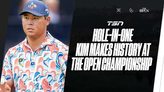 HoleinOne Kim makes history on 17 at the Open Championship [upl. by Nwahc]