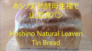 ホシノ天然酵母パン種（2年以上賞味期限切れ）で山型食パン Tin Bread [upl. by Aimas]