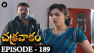 Episode 189  Chakravakam Telugu Daily Serial [upl. by Popper]