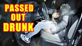 Bodycam DUI Arrest  23YearOld Woman is Found Passed Out Drunk in Her Car [upl. by Reid176]