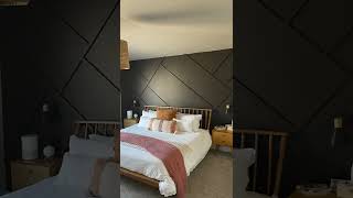 DIY Geometric Accent Wall [upl. by Yenalem]