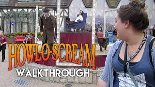 HowlOScream Walkthrough 2016  Busch Gardens Williamsburg  Off the Tracks Reviews [upl. by Andrews590]