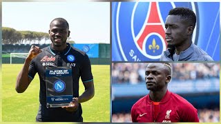 🚨Urgent Koulibaly élu joueur du mois à Naples Gana prévient le PSG Sadio attendu [upl. by Parks]