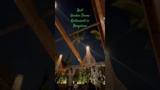 Garden Theme Restaurant in Bengaluru shorts trending restaurant bengaluru [upl. by Veno]