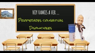 TEORIA y EJEMPLOS propiedades coligativas de las disoluciones presión de vapor Tc Te y ósmosis [upl. by Oiretule259]