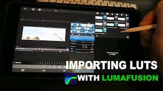 Importing and using Luts with LumaFusion [upl. by Nahtanoj]