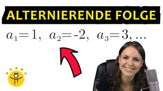 Alternierende FOLGE – explizite Formel aufstellen Beispiel [upl. by Dlaner419]