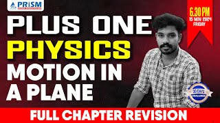 PLUS ONE  PHYSICS  FULL CHAPTER REVISION  MOTION IN A PLANE [upl. by Meara108]