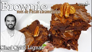 La meilleure recette de brownie aux noix de pécan caramélisées de cyril lignac [upl. by Aicenek]