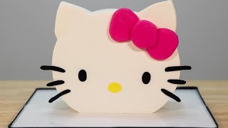 Hello Kitty Birthday Cake Decorating Party Baby Friends Fun [upl. by Anuahsed]