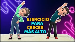 ESTIRAMIENTO PARA CRECER MÁS ALTO EJERCICIOS PARA NIÑOS [upl. by Schwab476]