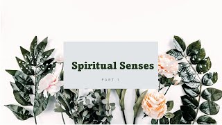 Spiritual Senses Part 1 [upl. by Ahsitel]