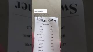 Sweetener Ariana Grande album receipt [upl. by Namijneb]