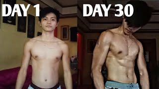 30 Days QUARANTINE PUSH UPS CHALLENGE Epic Transformation [upl. by Hannavas]