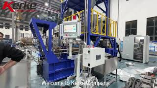 EPET ExpandedFoaming PET Bead Granules Twin Screw Compounding Extruder Line  Kerke [upl. by Phira]