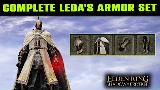 How to Get COMPLETE LEDA Armor Set Location Guide  Elden Ring Shadow of the Erdtree DLC  New Armor [upl. by Markowitz302]