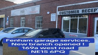 Fenham Gerage Services New Branch opend 169a west road NE15 6PQnewcastleupontyne [upl. by Neerihs298]