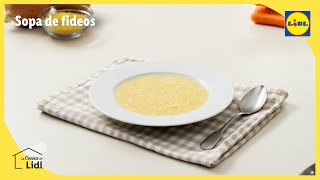 Sopa de fideos 🥣  Recetas básicas  Lidl España [upl. by Storer896]