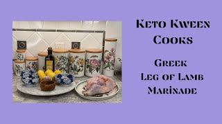 Greek Leg of Lamb  The Marinade [upl. by Marmaduke189]