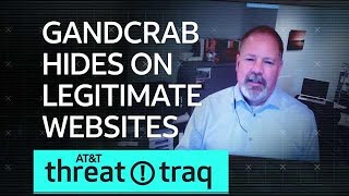 51718 GandCrab Hides on Legitimate Websites  ATampT ThreatTraq [upl. by Eenafets673]