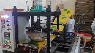 fully automatic paper plate machine trendingvideo viralvideo [upl. by Rabkin867]