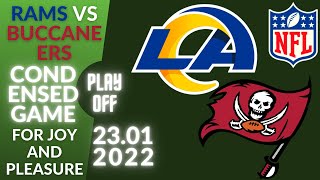 🏈Los Angeles Rams vs Tampa Bay Buccaneers NFC Divisional Playoff NFL 20212022 Condensed Game [upl. by Sumer]