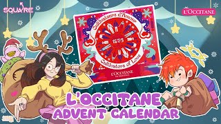 FIRST  Advent Calendar Unboxing  Loccitane for Christmas UNCUT [upl. by Ettennaj]