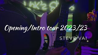 Steve Vai  Inviolate Tour 2023  IntroOpening  Luuk Evo [upl. by Mairb]