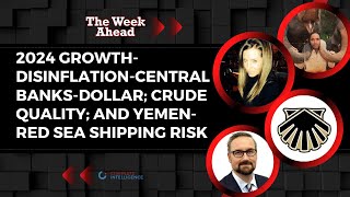 2024 growthdisinflationcentral banksdollar Crude quality and YemenRed Sea shipping risk [upl. by Fiora]