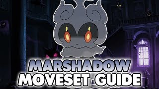 Marshadow Moveset Guide  Pokemon Sun and Moon Competitive Movesets [upl. by Lunn]