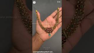 Unique neckpiece from swarna jewellers pollachi swarnajewellerspollachi necklace antique [upl. by Ahras]