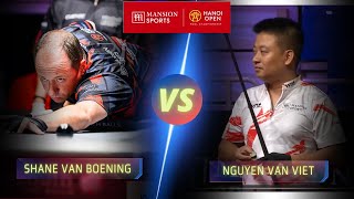 SHANE VAN BOENING VS NGUYEN VAN VIET  2024 HANOI OPEN billiards 9ballpool highlights hanoi [upl. by Tippets299]